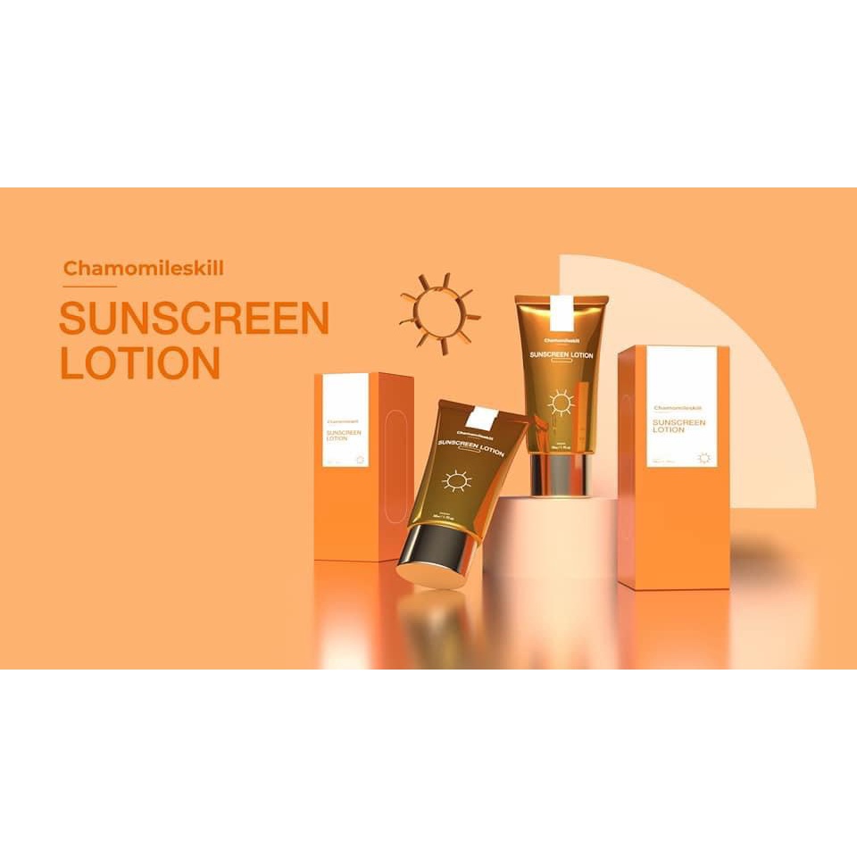 Kem dưỡng da ngày Chamomileskill chính hãng - Sun Screen Lotion