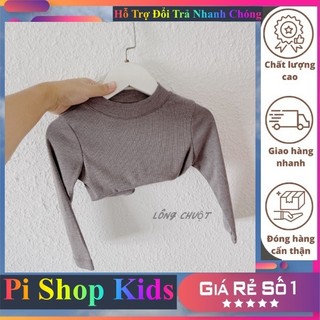 Áo len tăm cổ 3 phân cho bé