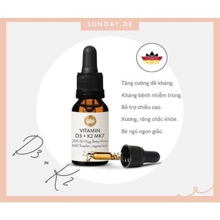Vitamin D cho bé, Vitamin D3K2 MK7 Đức