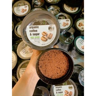 Tẩy da chết toàn thân organic shop cà phê