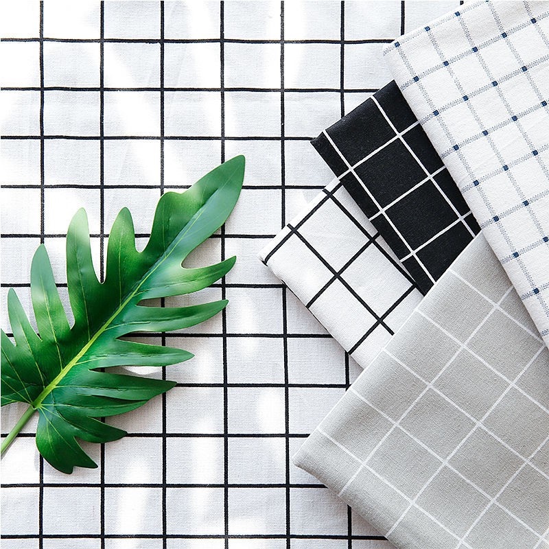 Vải caro chụp ảnh sản phẩm, vải canvas trang trí nhà cửa