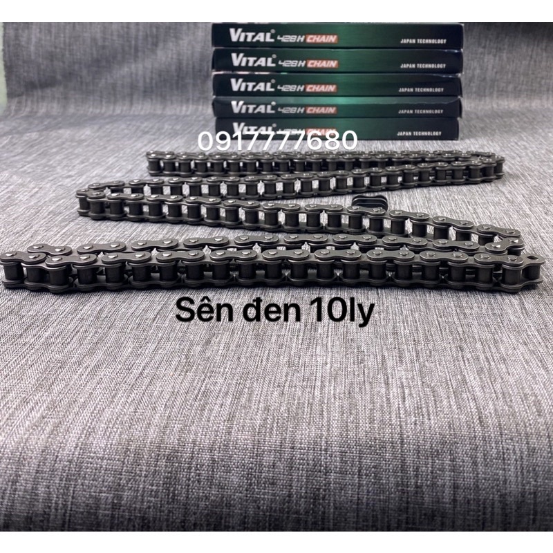 Nhông sên dĩa GPX Deamon 150 GR /GN sên 9 ly 10ly hiệu VITAL- NSD, xích đĩa tải chính hãng Thái Lan