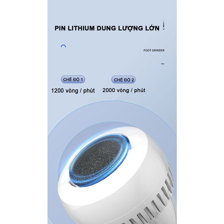 🏡2023 phong cách mới nhất🏡máy chà gót chân Tẩy tế bào chết Tẩy vết chai Với hai đầu mài Với chức năng hút