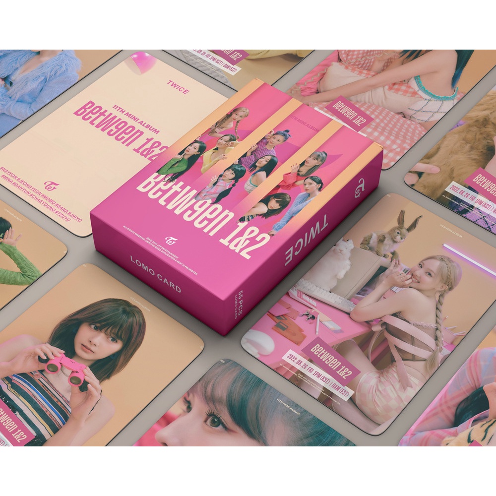 Bộ sưu tập Lomo Card Twice Album Between 2023 album thần tượng kpop 54 ảnh/hộp