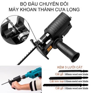 Bộ đầu chuyển đổi máy khoan thành cưa lọng