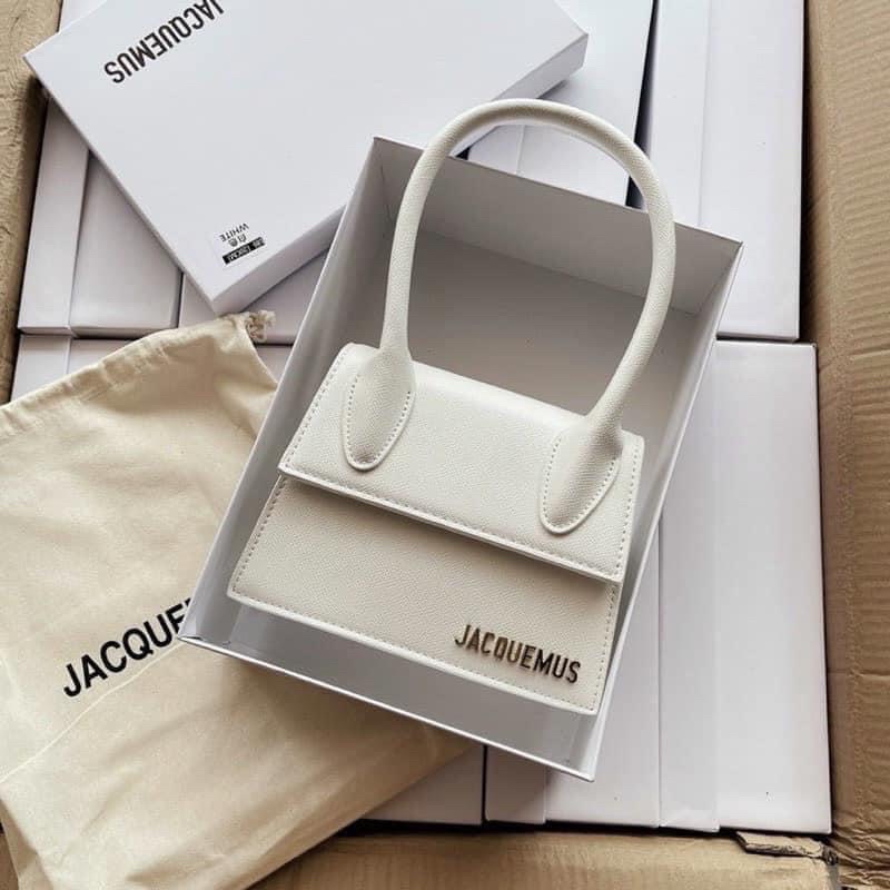 Túi Xách Jac. Que. Mus 1 Quai Size 20cm Màu Trắng