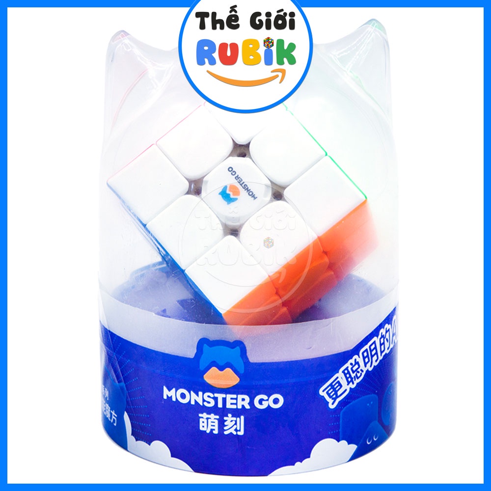 GAN Monster Go MG3 AI 3x3 Rubik Thông Minh Có Nam Châm Kết Nối Với Điện Thoại Qua Bluetooth |Thế Giới Rubik