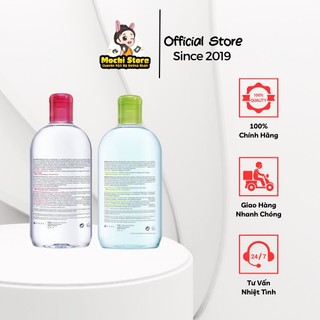 Nước tẩy trang nội địa pháp bio h2o solution micellar water mẫu mới vạch xanh, chai 500ml