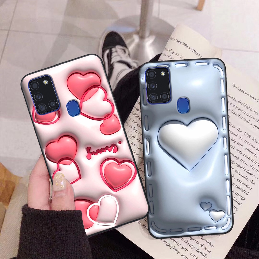 Ốp Samsung A21s in phẳng hiệu ứng 3D giả nổi siêu thật, cực xinh, cá tính