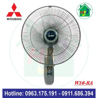 Quạt Treo Tường Điều Khiển Từ Xa Misubishi W16-RA