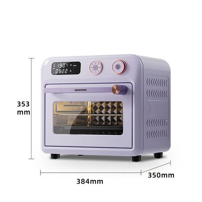 Lò nướng kiêm nồi chiên không dầu DAEWOO dung tích 18L công suất 1500W , bảo hành 12 tháng