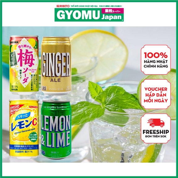 Nước giải khát vị chanh nguyên chất, Soda chanh lon