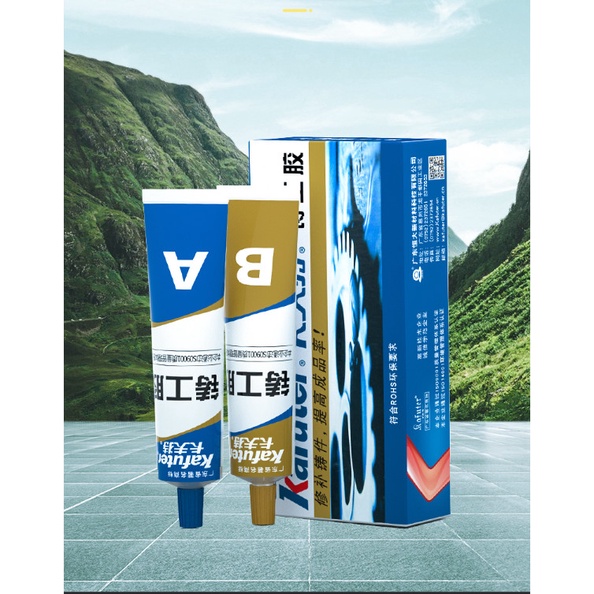 Keo Dán Sắt Siêu Dính Keo AB Chịu Nhiệt Vá Vết Nứt Vết Thủng Loại 100g