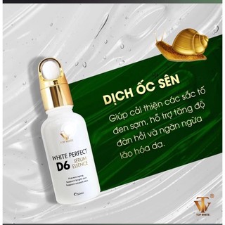 Serum d6 top white mẫu mới