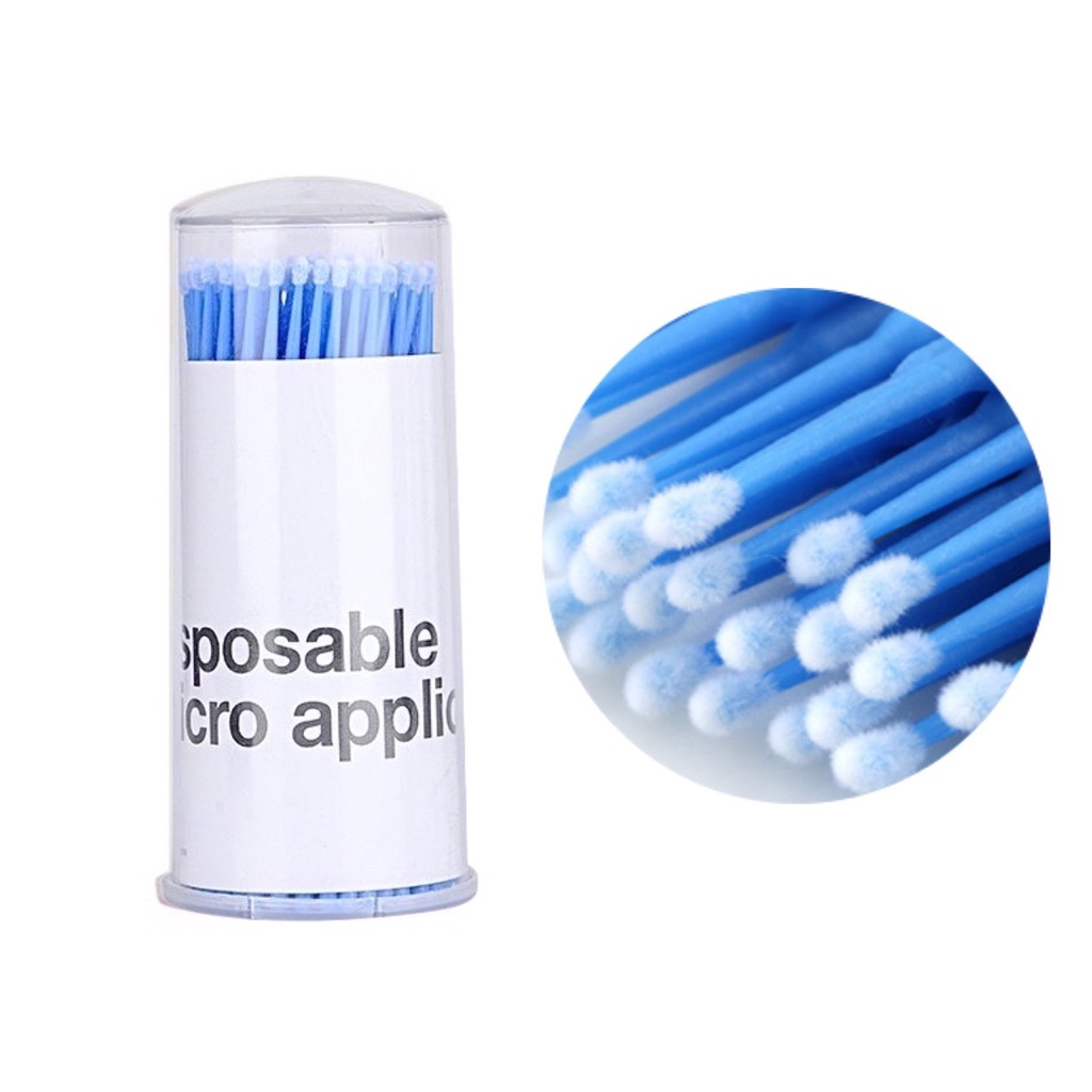 Tăm tháo mi đầu nhỏ đa năng, tăm gỡ mi - hũ 100 cây