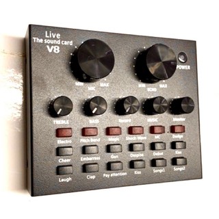 sound card LIVE STREAM v8 có bluetooth không cần cắm dây lấy nhạc bh đổi mới 6 tháng