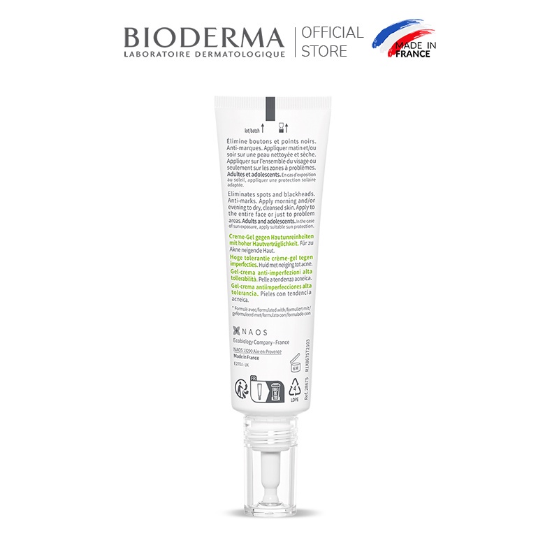 Kem Dưỡng Bioderma Sébium Kerato+ hỗ trợ giảm mụn chuyên sâu cho da mụn nhẹ đến trung bình 30ml