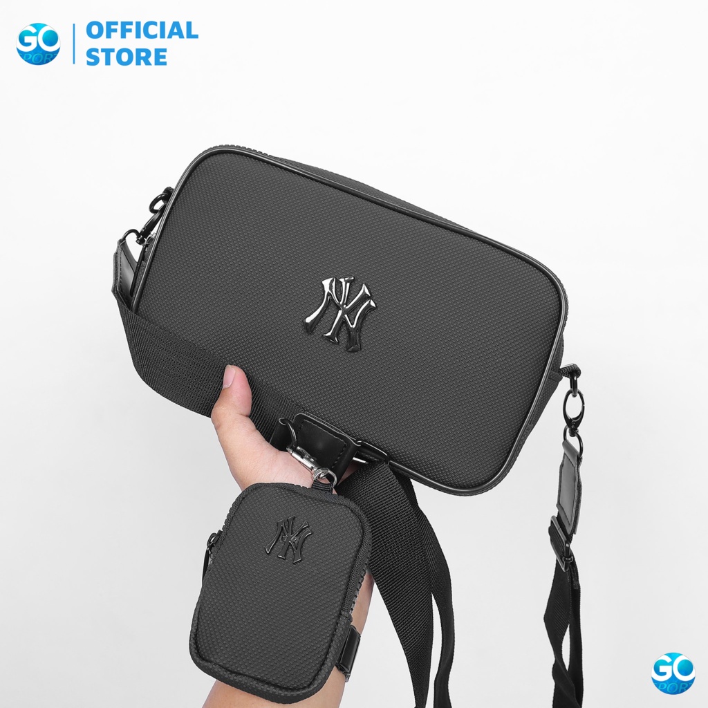Túi đeo chéo nam, nữ unisex thời trang cao cấp MLB dư xịn kèm túi nhỏ