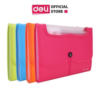 Bìa cặp file hồ sơ 7 ngăn deli e38127: 1 cái.