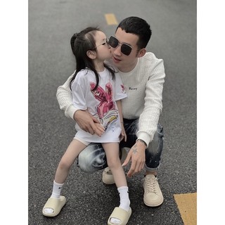 ÁO MẸ CON THỎ HỒNG