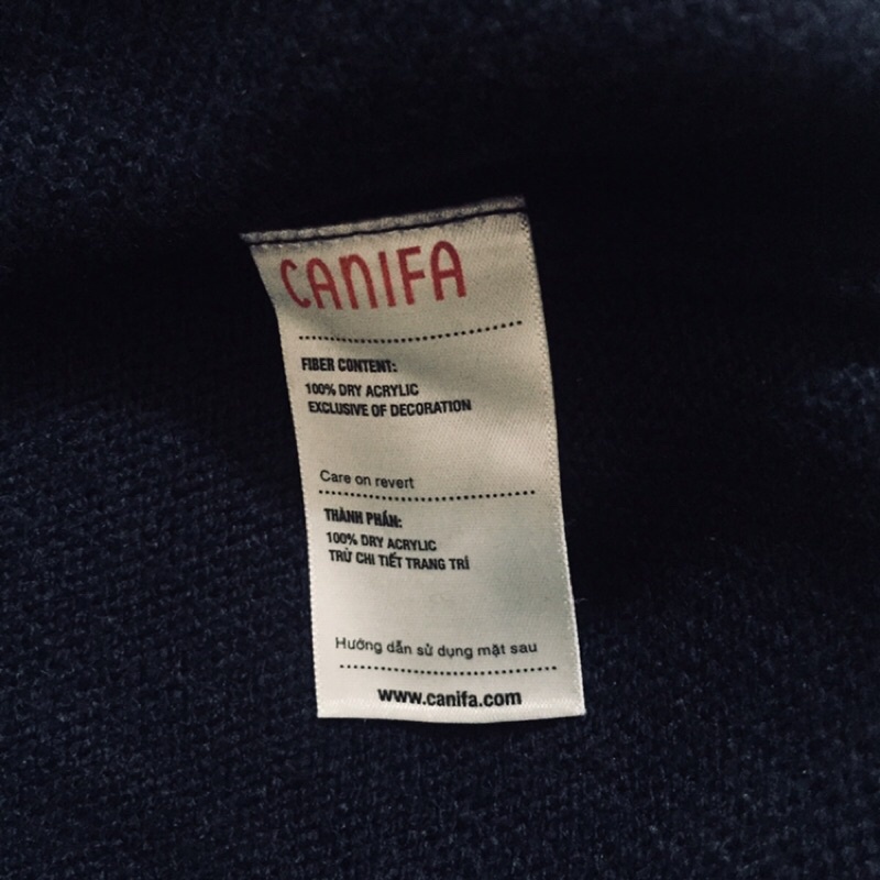 Áo gile len size M 2hand