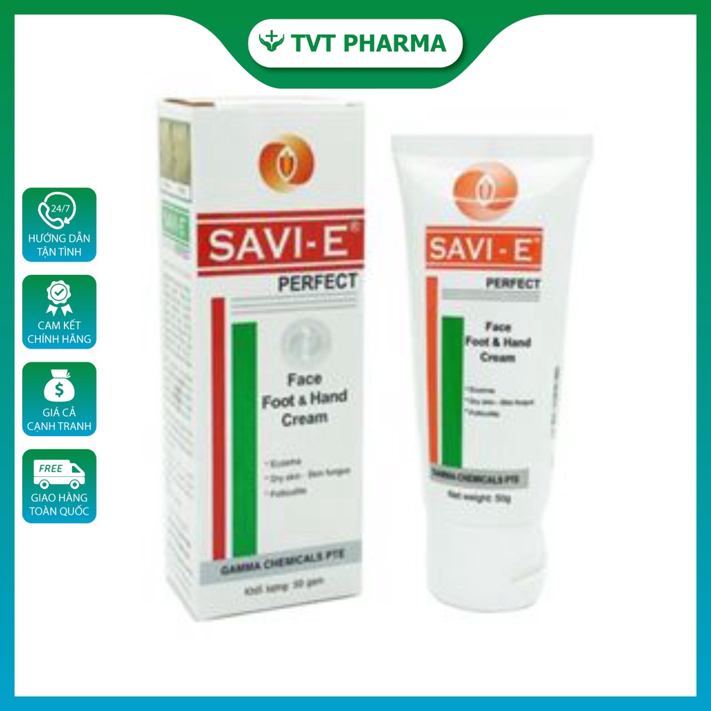 Kem Savi – E Perfect Giúp Ngăn Ngừa Và Làm Giảm Các Chứng Khô Da, Nứt Nẻ ( 50G )