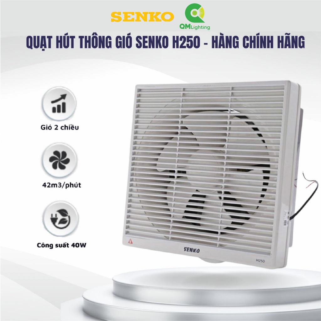 Quạt Hút Thông Gió Senko H200 2 chiều