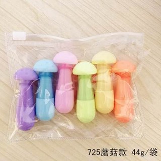 Set 6 bút dạ quang cute