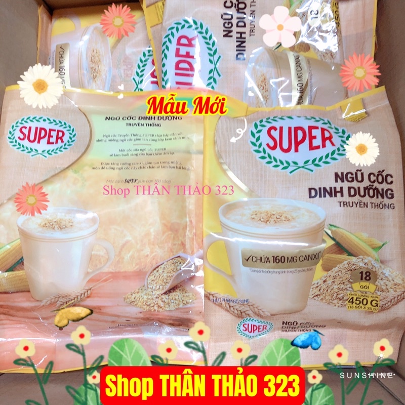 Ngũ Cốc Dinh Dưỡng SUPER 450g- Hàng Nhập Khẩu 100% Malaysia