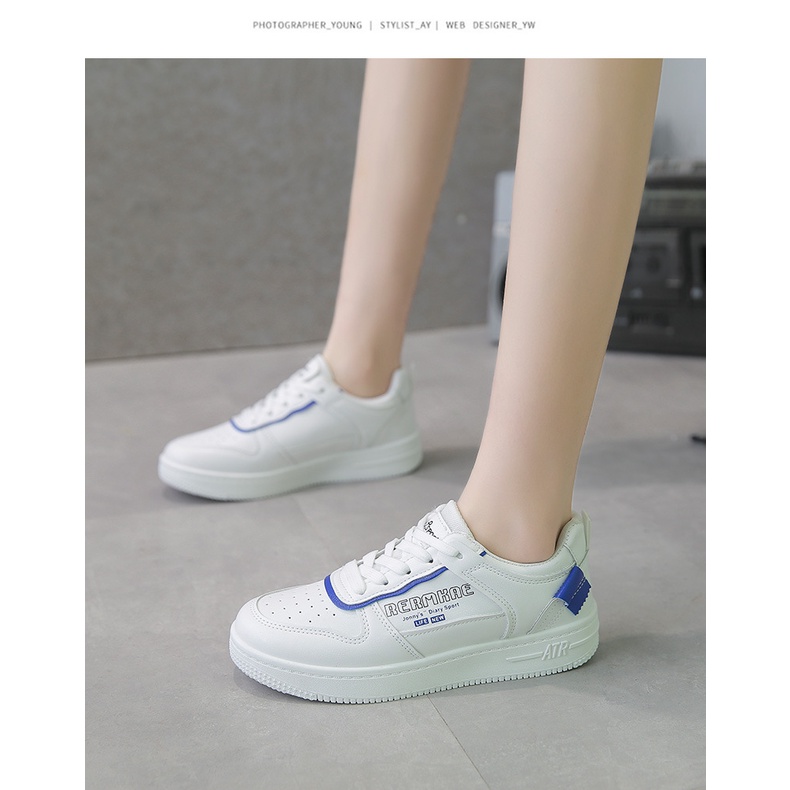Giày thê thao nữ đế bằng mẫu mới 2023, giày sneaker nữ BM026