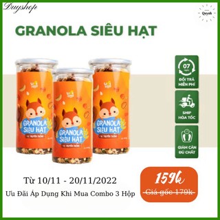 Siêu hạt Granola 500g, Hỗ trợ giảm cân, Bổ sung dinh dưỡng