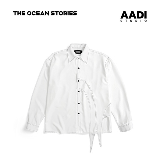 ÁO SOMI TAY DÀI VẠT ĐÔI CHÉO