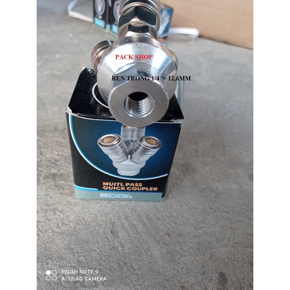 Chạc Chia Hơi 2 và 3 đầu tự động Nhật Cao Cấp Dùng Máy Nén Khí