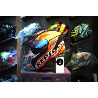 Mũ bảo hiểm Fullface Royal M266 Repsol