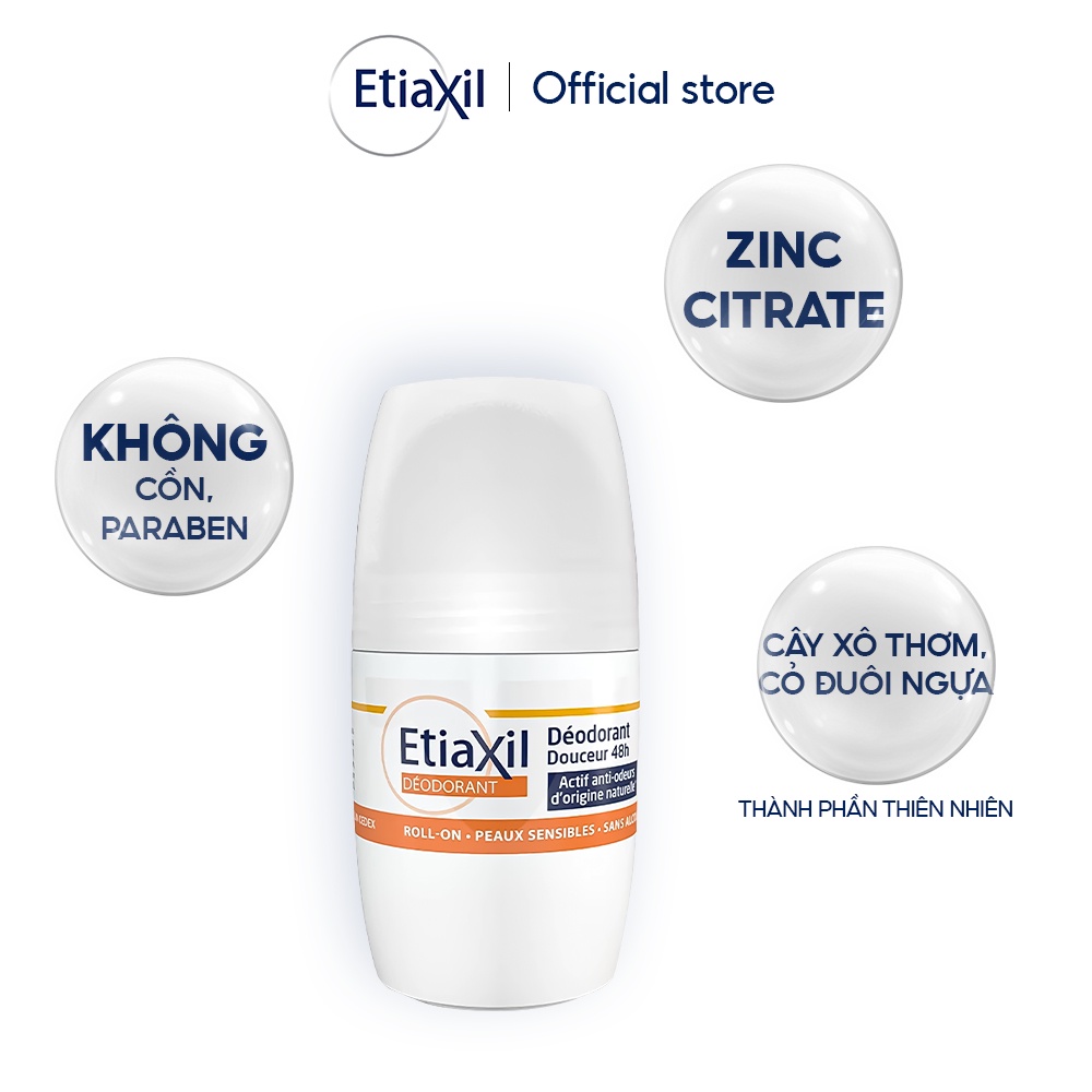 Lăn khử mùi hàng ngày Etiaxil 50ml