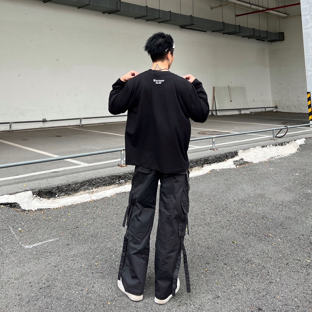 Áo Thun Đa Năng 2 Trong 1 Gồm Áo Thun và Áo Thun Dài Tay TIM FASHION - Áo phông 100% Cotton Tay Lỡ, Form rộng Nam Nữ