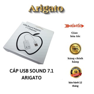 Usb Sound Có Dây 7.1 ( Cáp Chuyển Đổi Từ USB ra âm thanh cổng 3.5)- Full Box