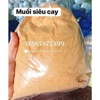 Muối siêu cay bịch 500gr độ cay nhiều nhưng lạc rất vừa ăn