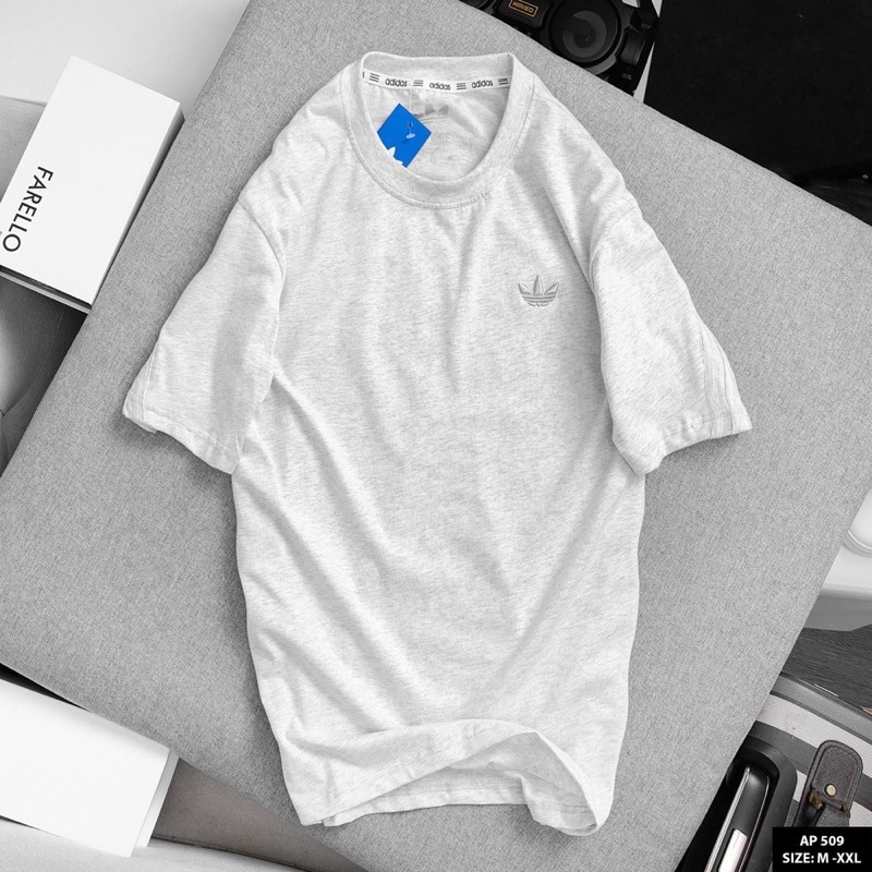 Áo Thể Thao Nam Hè Cotton Thấm Hút Mồ Hôi Adidas
