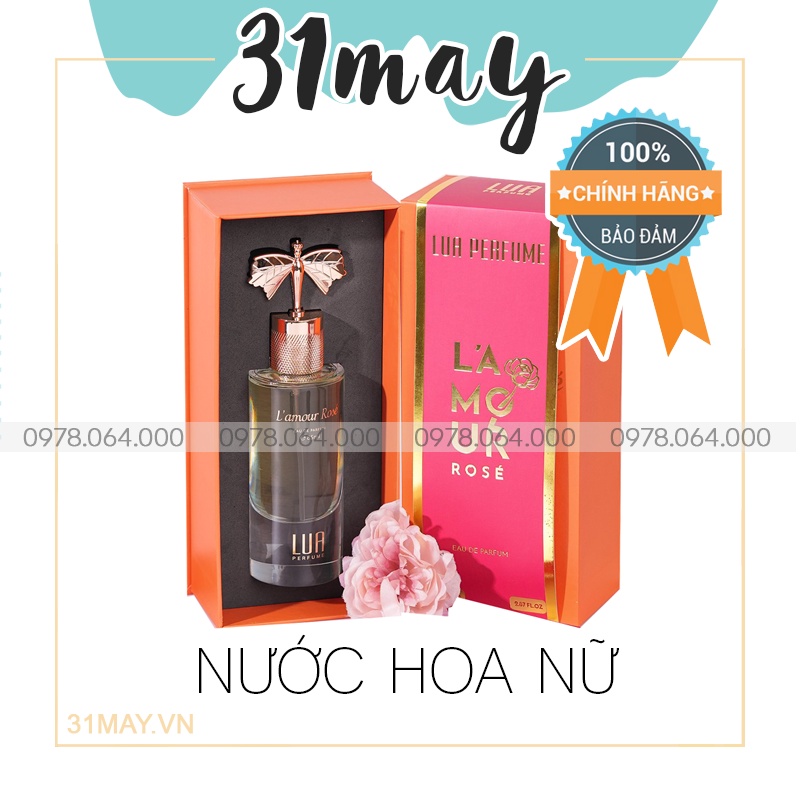 Nước Hoa Lamour Rose Lua Perfume Chính Hãng - Nước Hoa Nữ Mùi Hương Nữ Tính Quyến Rũ
