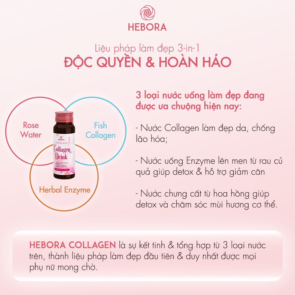 Nước uống Hebora Collagen Drink 50ml