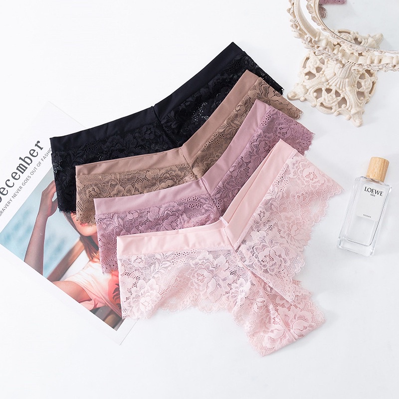 Quần Lót Nữ Lọt Khe Ren Sexy Cạp Chéo Gợi Cảm Ôm Dáng Tạo Đường Cong Quyến Rũ  mã 8047