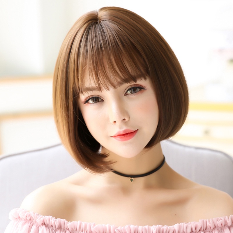 Tóc giả ngắn thời trang nữ QATN05 tặng lưới chụp (Sỉ 100k)
