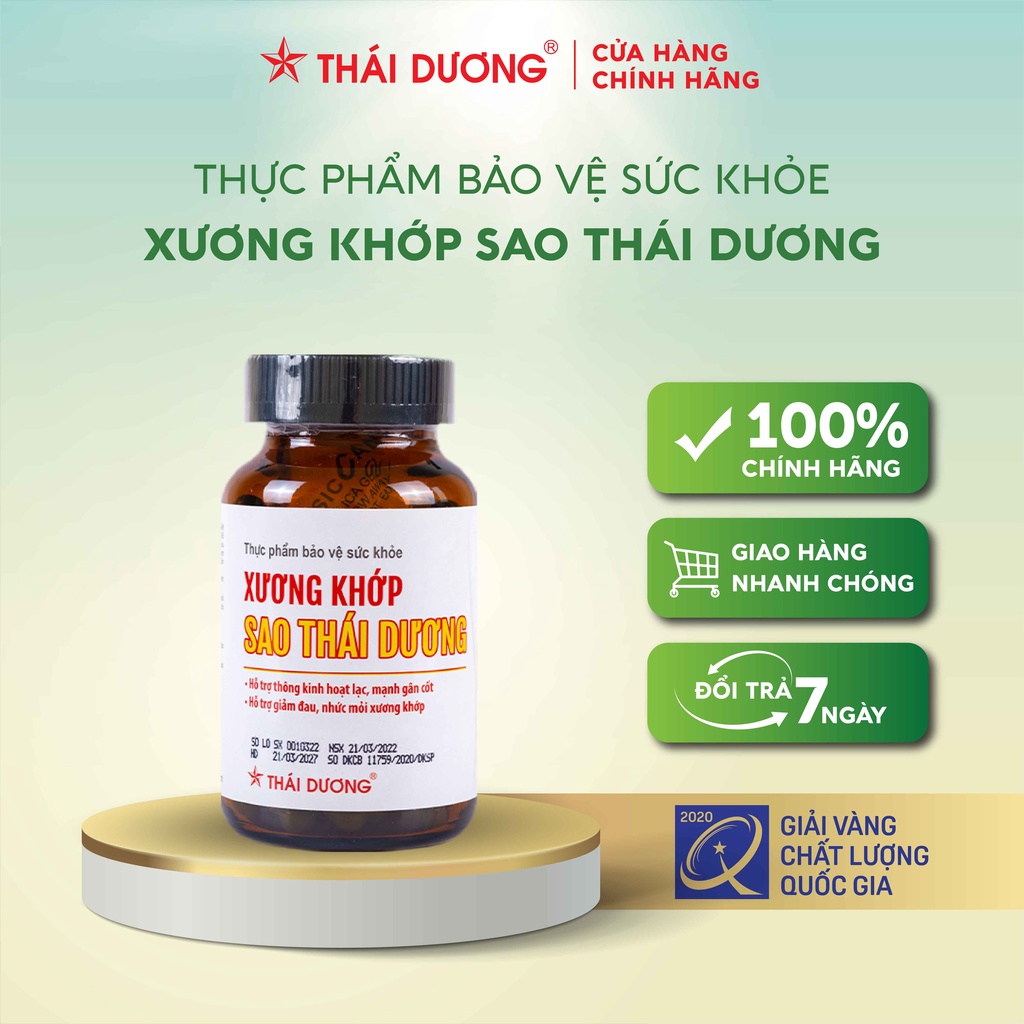 Viên Xương Khớp Sao Thái Dương (Hộp 01 chai x 90 viên) - Sao Thái Dương