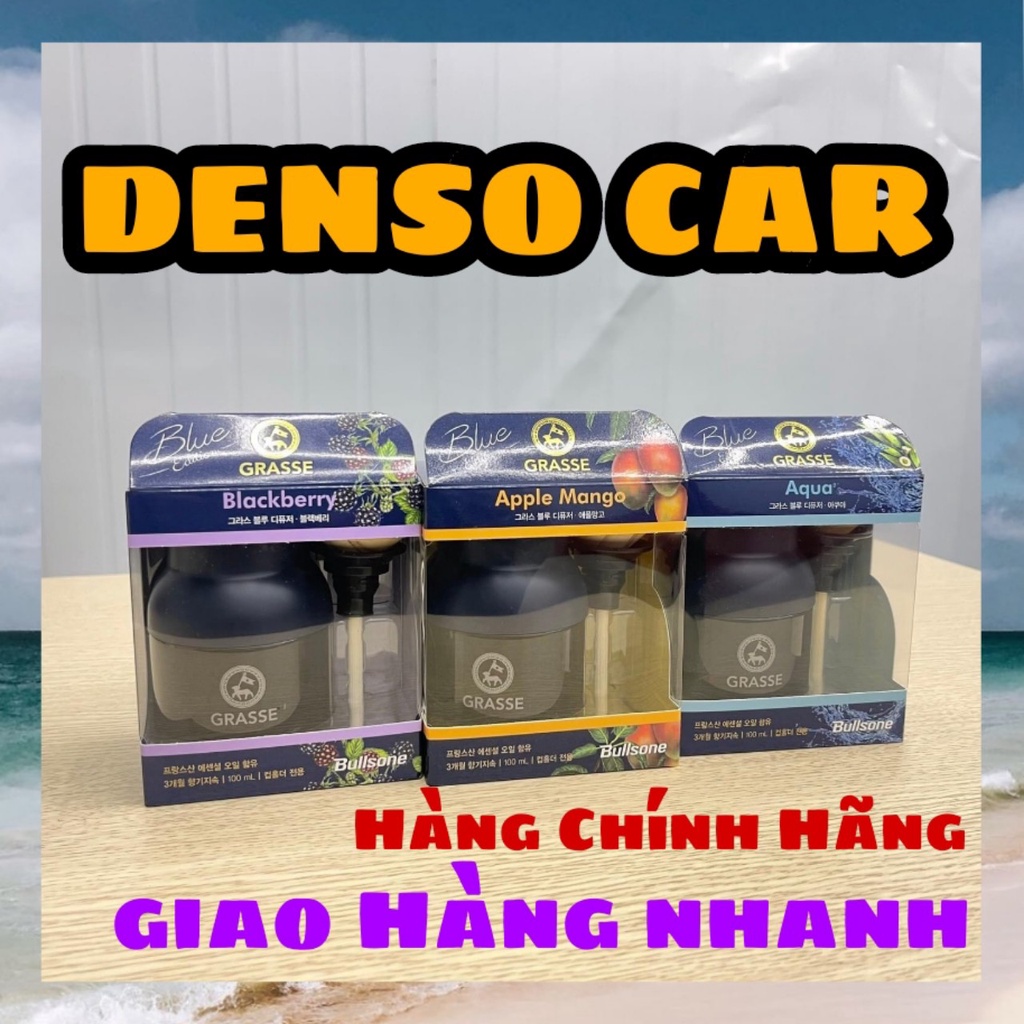 Nước hoa ô tô Hàn Quốc 100% tinh dầu tự nhiên - Grasse - Mùi hương mới