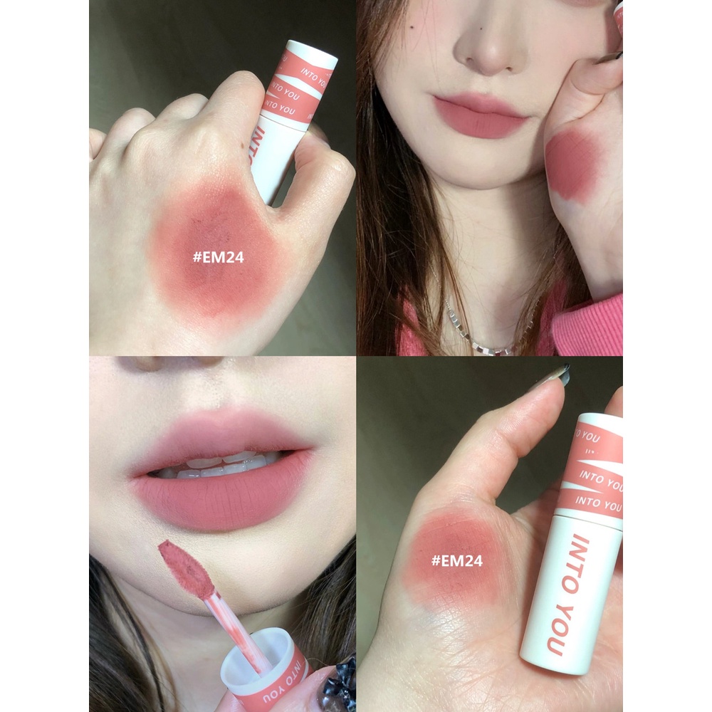 Son Môi Màu Nhung Mờ Xinh Xắn 100% Auth_INTO YOU EM24