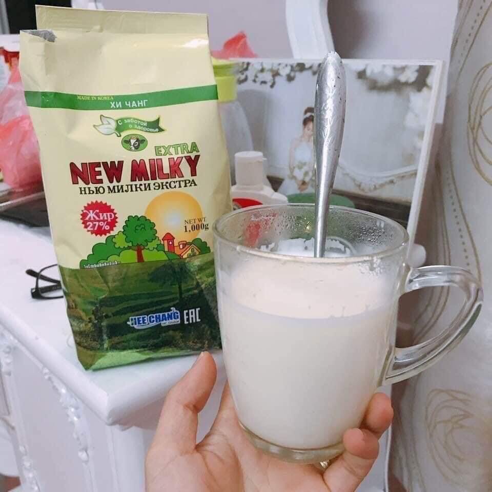 Sữa Béo Nga New Extra Milky Gói 1Kg. Date Luôn Mới
