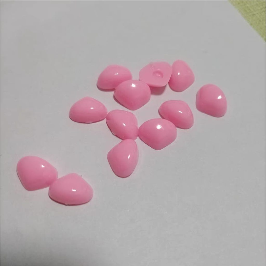 Mũi Thú Dán Màu Hồng Nhiều Size ( Gói/ 10 Cái)