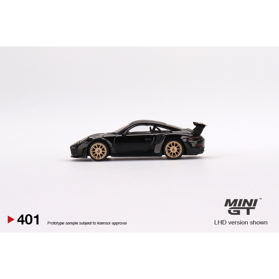 Ducstore.vn Xe mô hình MiniGT #401 - Porsche 911 GT2 RS Weissach Package Black