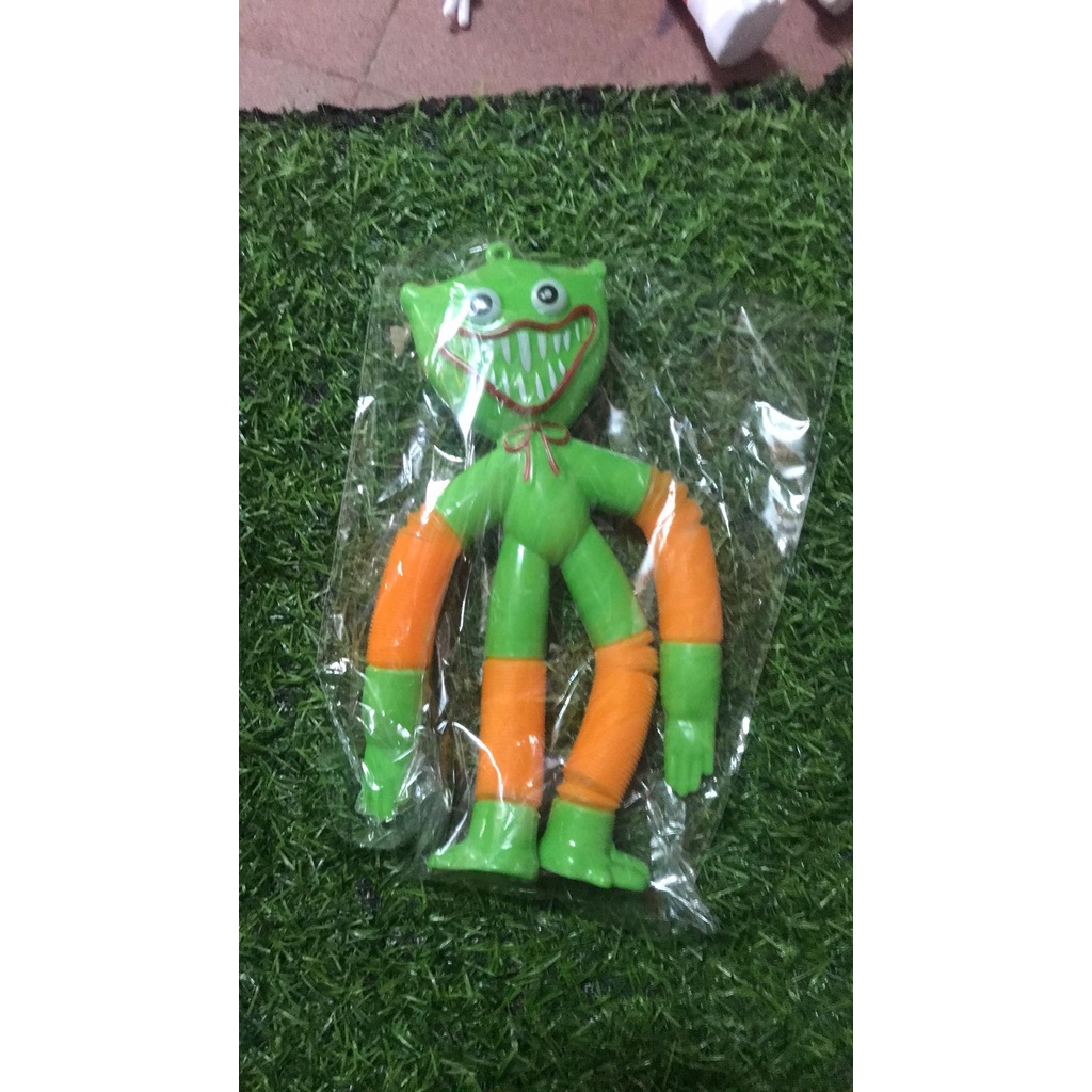 ,huggi,Huggy wuggy poppy playtime lò xo kéo dãn móc khoá có đèn nháy